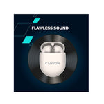 Canyon TWS-6 True Wireless Stereo Earbuds - Black - Black