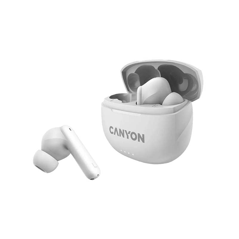 Canyon TWS-8 ENC Bluetooth Headset - White - White