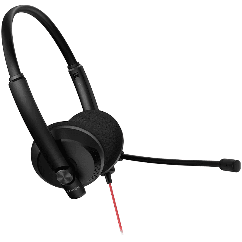 Canyon Wired Conference Headset HS-07 - Black - Black