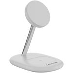 Canyon Wireless Charger Stand OnCharge 205 15W Qi2 2in1 - White - White