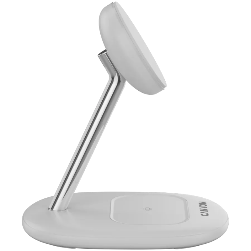 Canyon Wireless Charger Stand OnCharge 205 15W Qi2 2in1 - White - White
