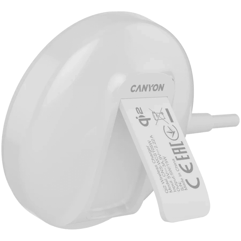 Canyon Wireless Charging Pad OnCharge 105 15W Qi2 - White - White