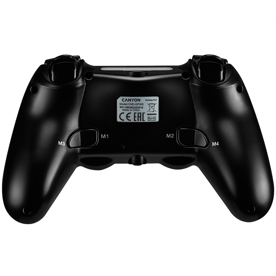 Canyon Wireless Gamepad GP-W5 PS4 - Black - Black
