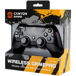 Canyon Wireless Gamepad GP-W5 PS4 - Black - Black