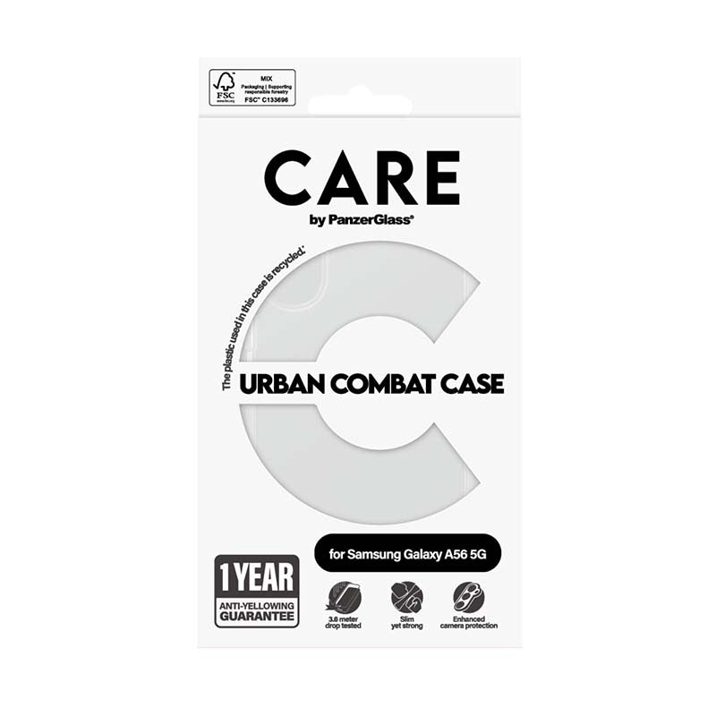 Care by PanzerGlass Samsung Galaxy A56 Urban Combat Case - Clear - Clear