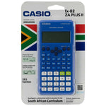 Casio FX-82ZA Plus II Scientific Calculator - Blue - Blue