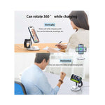 Choetech Fast Wireless 3 In 1 Charger 15W - White - White