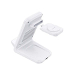 Choetech Fast Wireless 4 In 1 Magnetic Charging Stand T608-F 15W - White - White