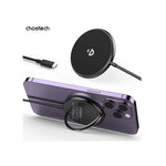 Choetech Fast Wireless Charger With Stand T697-F 15W - Black - Black