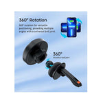 Choetech Magnetic Wireless Car Charger T205-F 15W - Black - Black