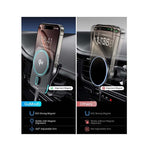 Choetech Magnetic Wireless Car Charger T231-F 15W - Black - Black