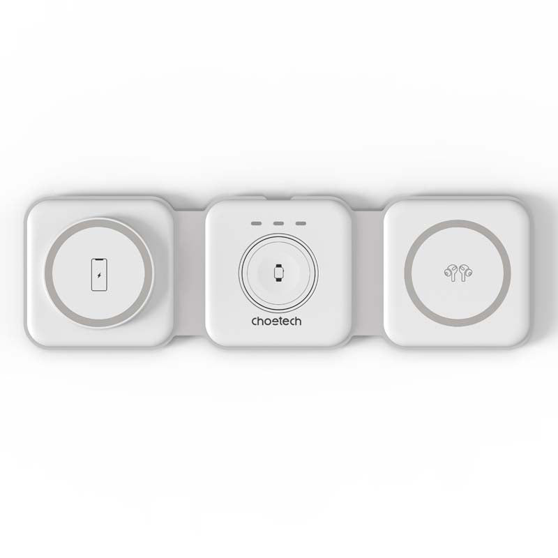 Choetech Magsafe Compatible Magnetic Wireless Charging Pad - White