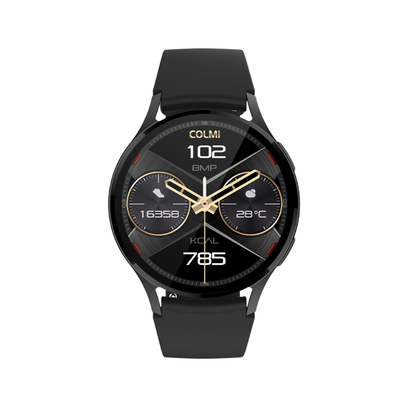 COLMI i28 Ultra 1.43 inch AOD Display Smartwatch with Ai GPT Prayer Times Smart Watch - Black - Black