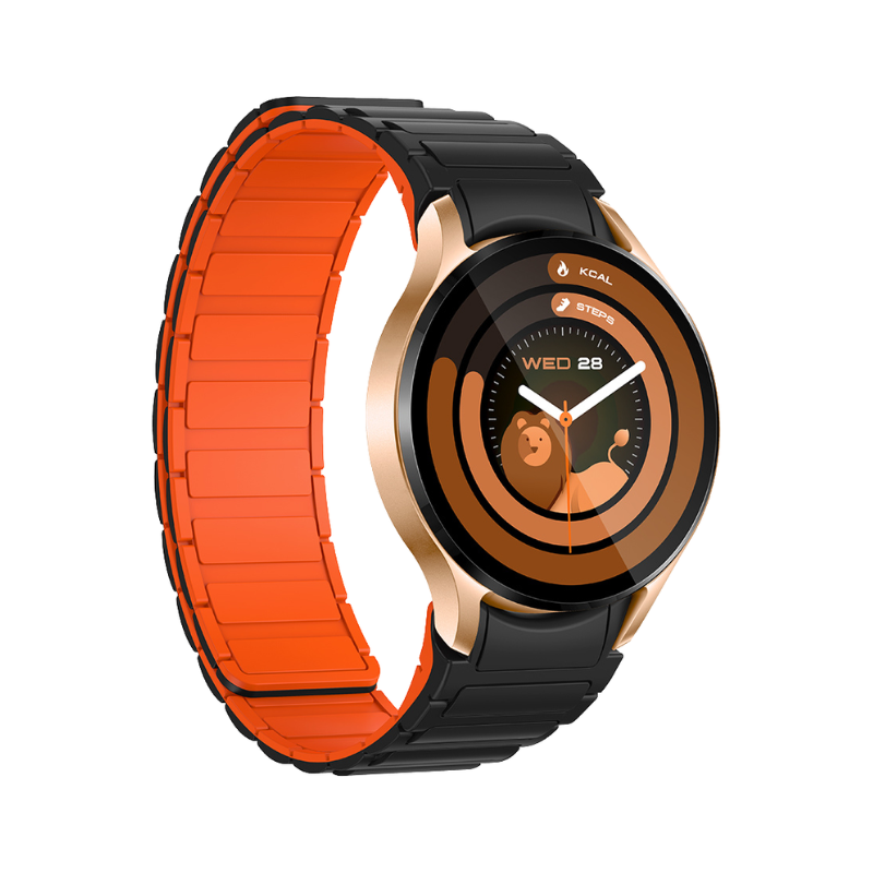 COLMI i28 Ultra Smartwatch AMOLED Screen Fashion Sport Outdoor Ai GPT Prayer Timings Smart Watch - Gold orange - Gold