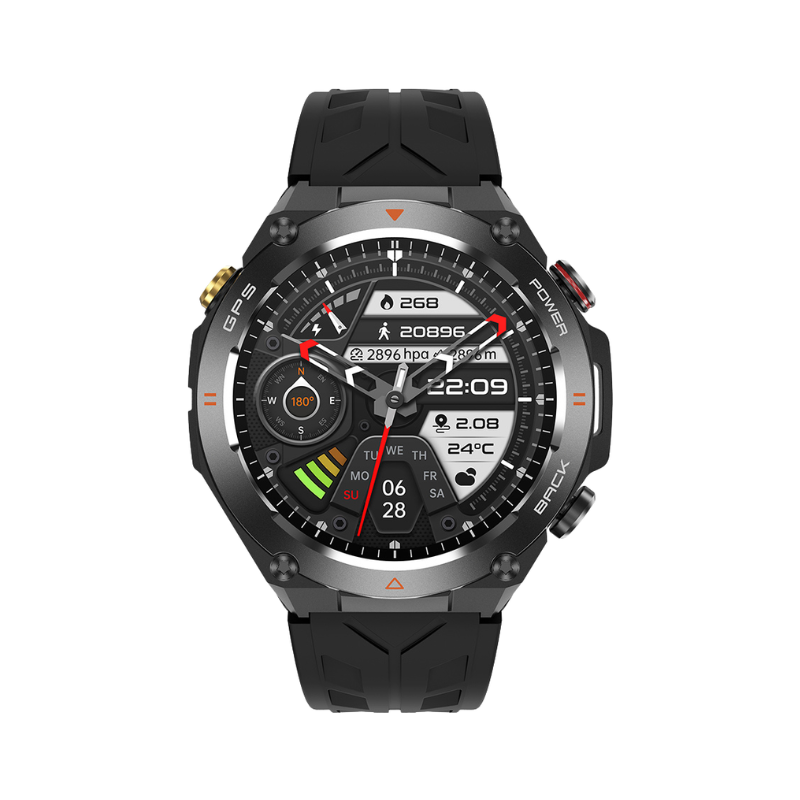COLMi V75 GPS Smart Watch 1.45 inch Display - Black - Black