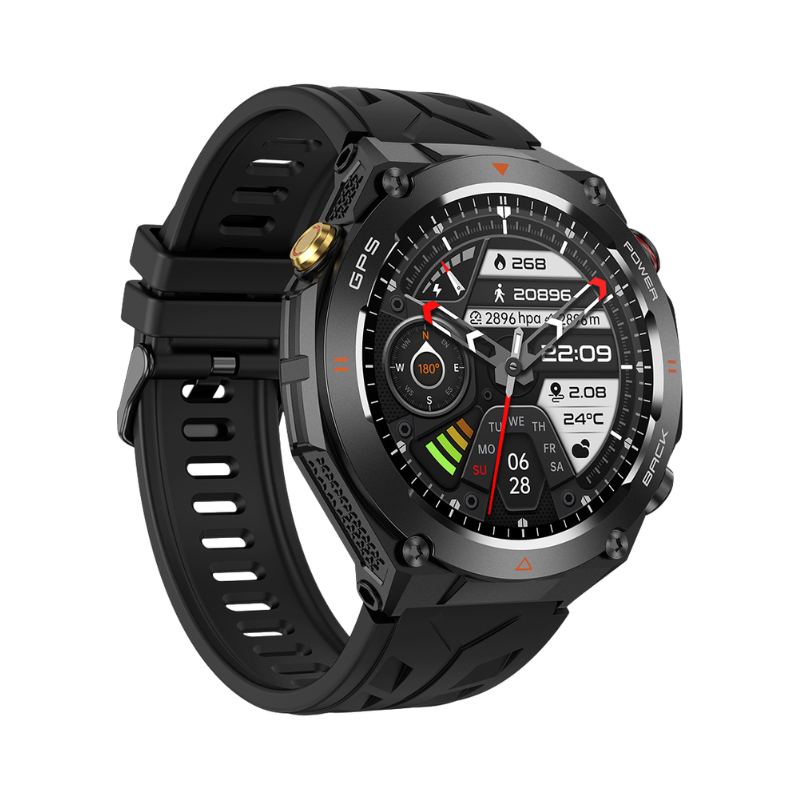 COLMi V75 GPS Smart Watch 1.45 inch Display - Black - Black