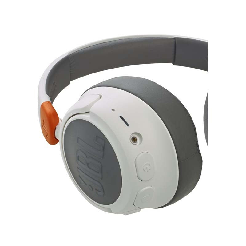 JBL JR460NC Wireless Bluetooth Over-Ear Noise Cancelling Headphones For Kids - White