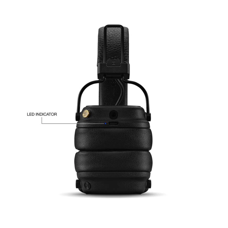 Marshall Major V Bluetooth On Ear Headphone - Black