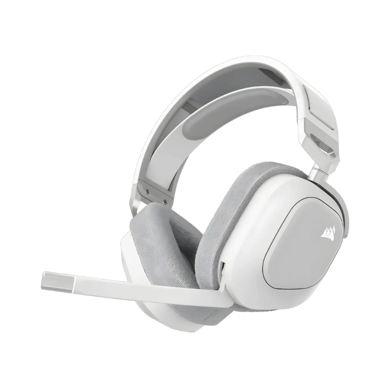 Corsair HS80 Max Wireless Gaming Headset - White - White