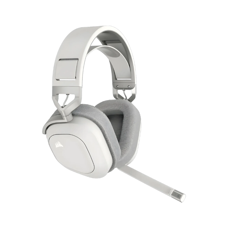 Corsair HS80 Max Wireless Gaming Headset - White - White