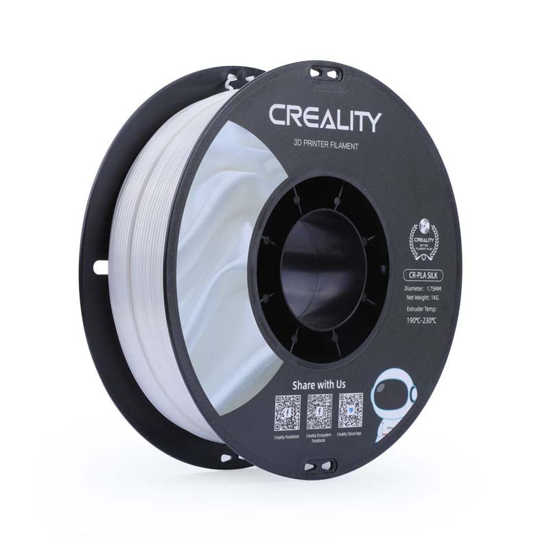 Creality Silk PLA Filament 1Kg - White - White