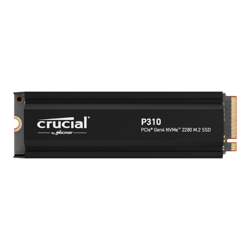 Crucial P310 2TB M.2 NVMe SSD with Heatsink - Black