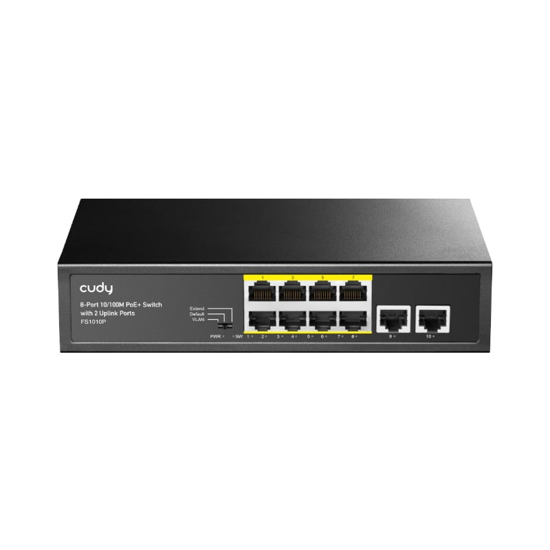 Cudy 10-Port Unmanaged PoE+ Switch - Grey