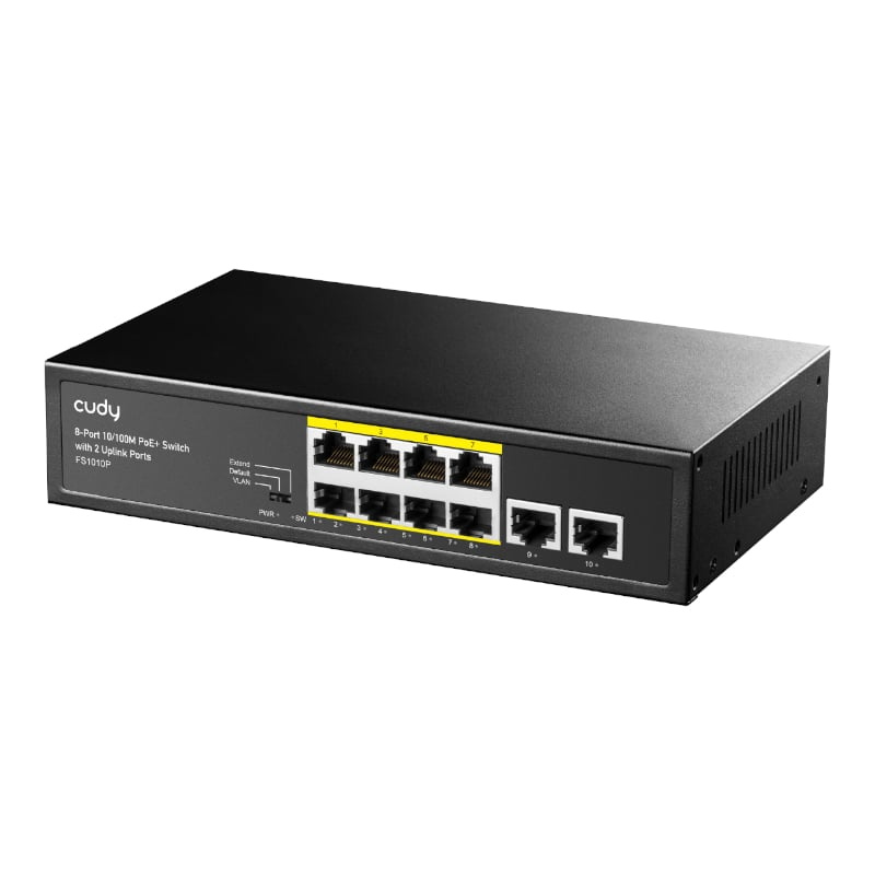 Cudy 10-Port Unmanaged PoE+ Switch - Grey