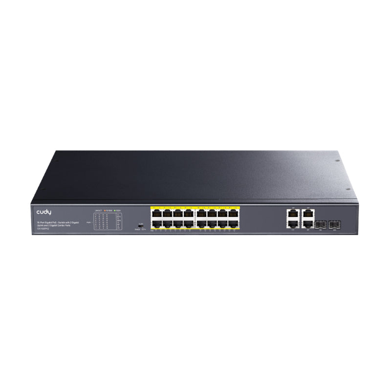 Cudy 16-Port BASE-T Gigabit PoE+ 200W