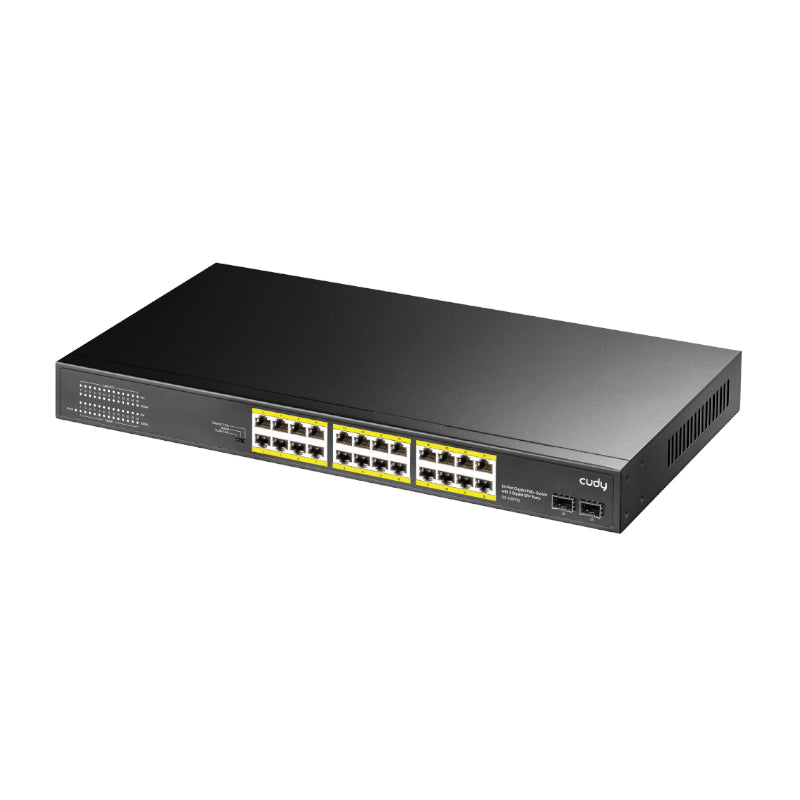 Cudy 24-Port BASE-T Gigabit PoE+ 200W Differential Mode Ver 2.0
