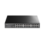 Cudy 24 Port Gigabit Ethernet Switch - Black - Black