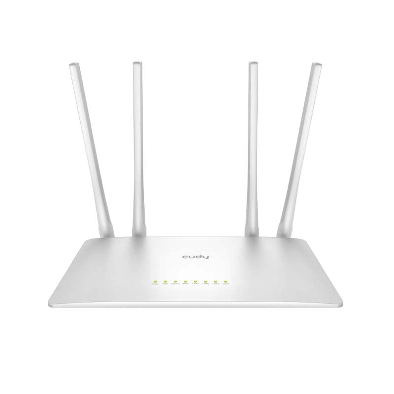 Cudy AC1200 Dual Band Smart WiFi Router - White - White