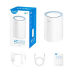 Cudy AC1200 Dual Band Whole Home Mesh Wi-Fi Router 1 Pack - White - White