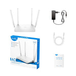 Cudy AC1200 Gigabit Dual Band Smart WiFi Router - White - White