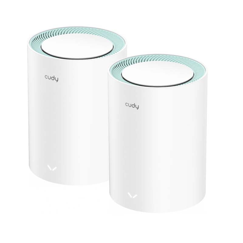 Cudy AC1200 Gigabit Whole Home Wi-Fi System - White - White