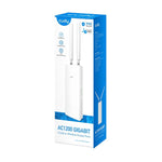 Cudy AC1200 Outdoor Gigabit Wireless Access Point - White - White