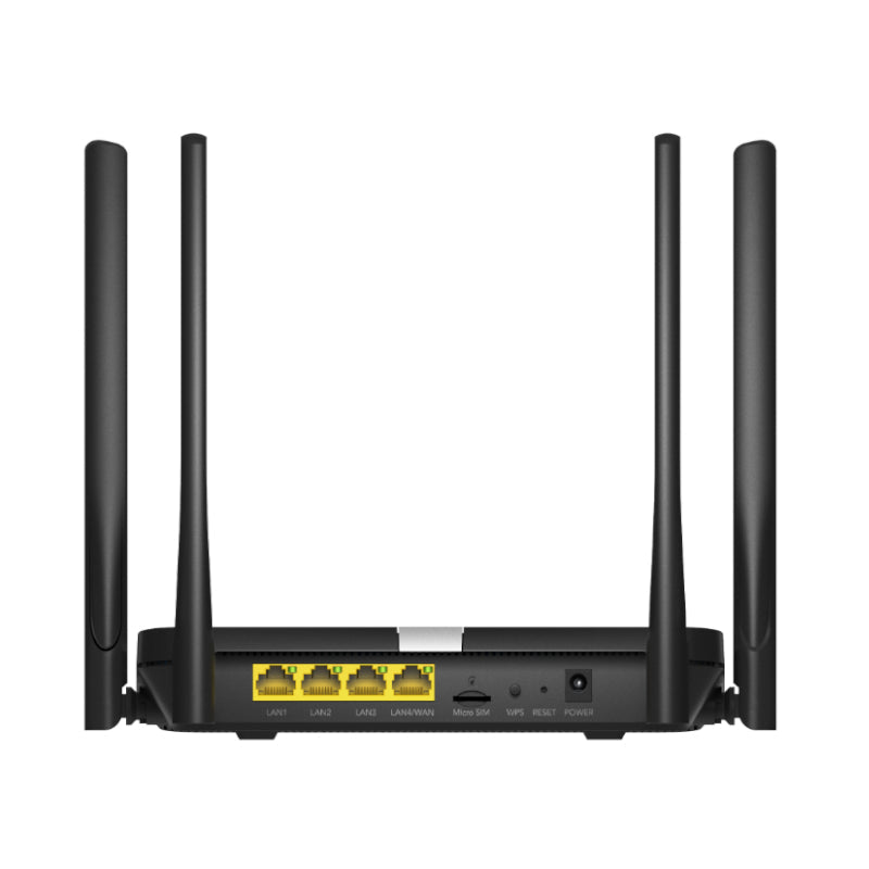 Cudy AC1200 WiFi 4G LTE Cat4 Router - Black