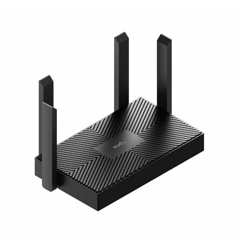 Cudy AX1500 Wi-Fi 6 Router - Black - Black