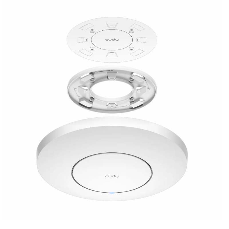 Cudy AX3000 Dual-Band Ceiling Access Point - White - White