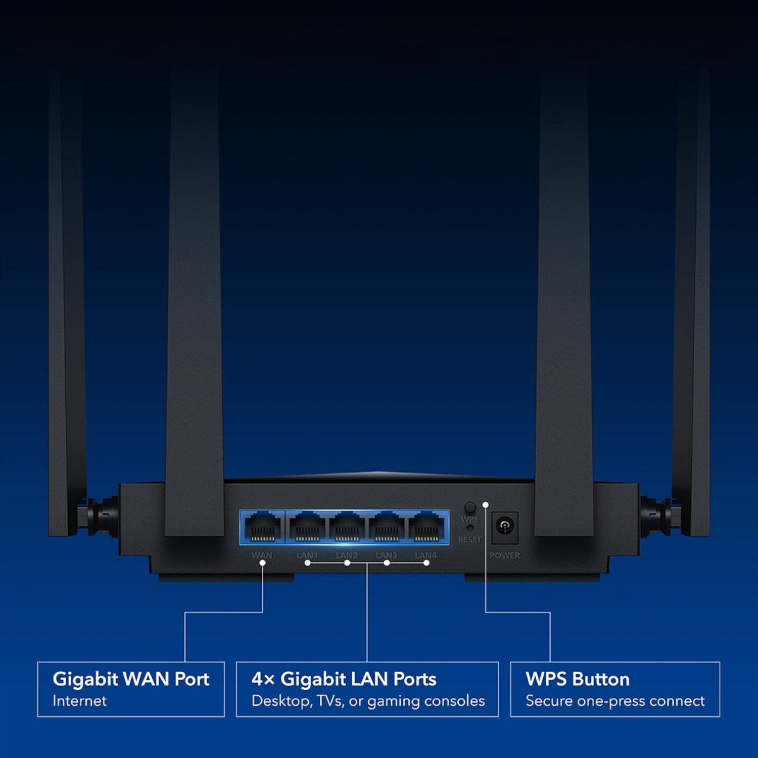 Cudy BE3600 Gigabit Wi-Fi 7 Router (WR3600) - Black