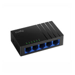 Cudy GS105D 5 Port Gigabit Desktop Switch - Black - Black