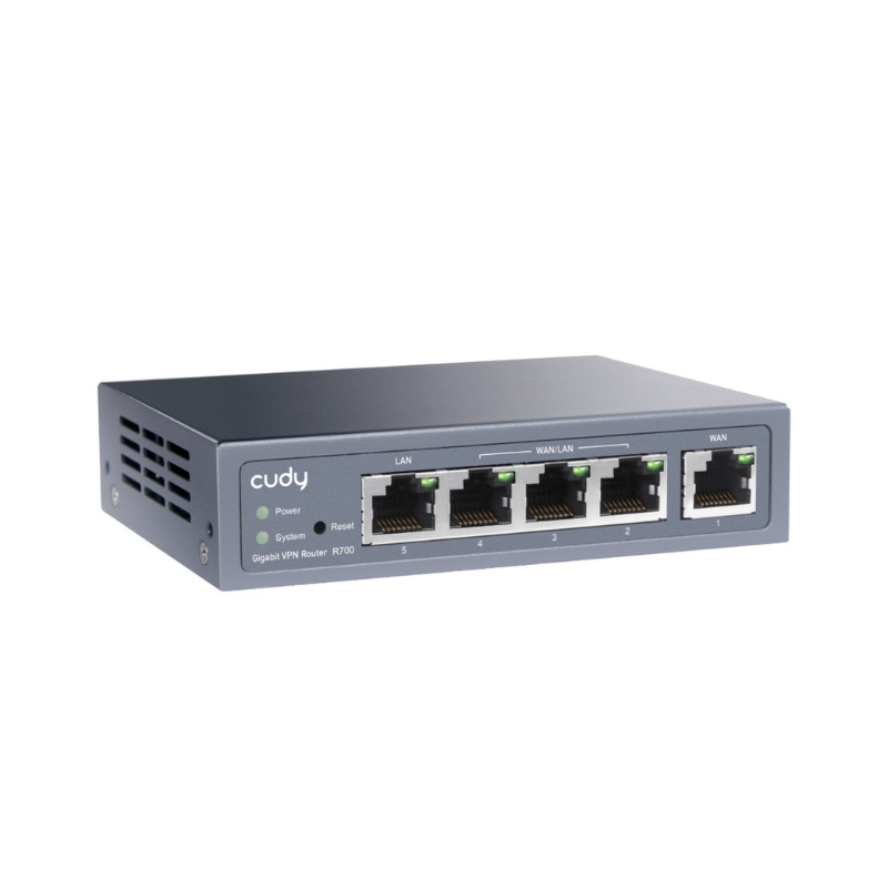 Cudy R700 Gigabit Multi-WAN VPN Router - Black