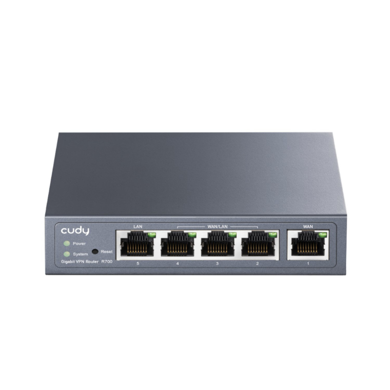 Cudy R700 Gigabit Multi-WAN VPN Router - Black