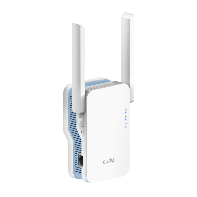 Cudy RE1200 1200Mbps Dual-Band Wi-Fi Range Extender - White - White
