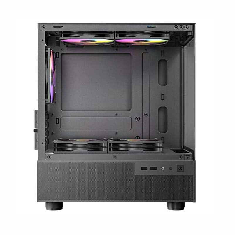 Antec CX200M Elite Micro-ATX ITX ARGB Mini-Tower Gaming Chassis - Black