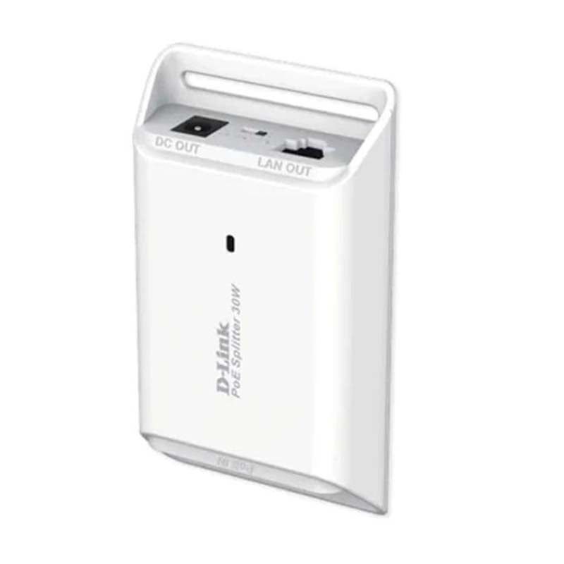 D-Link 1-Port Gigabit 30W PoE Splitter - White