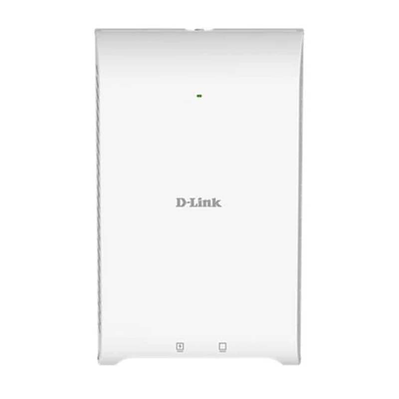 D-Link Nuclias Connect AC1200 Wave 2 Gigabit Wall-Plated Access Point - White - White