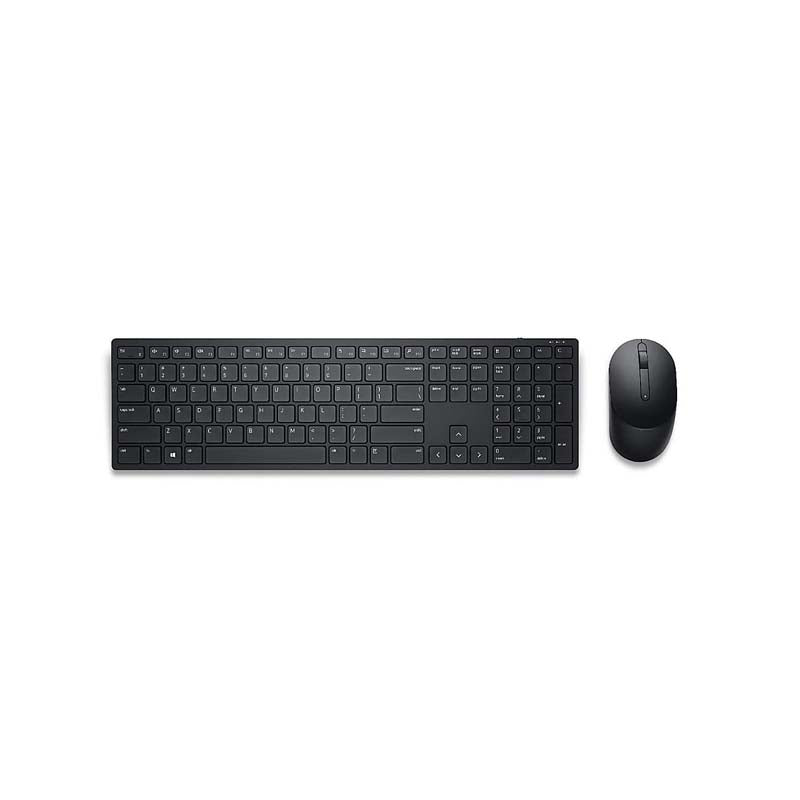 Dell KM5221W Pro Wireless Keyboard and Mouse - Black - Black