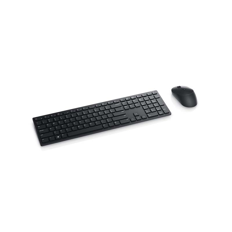 Dell KM5221W Pro Wireless Keyboard and Mouse - Black - Black