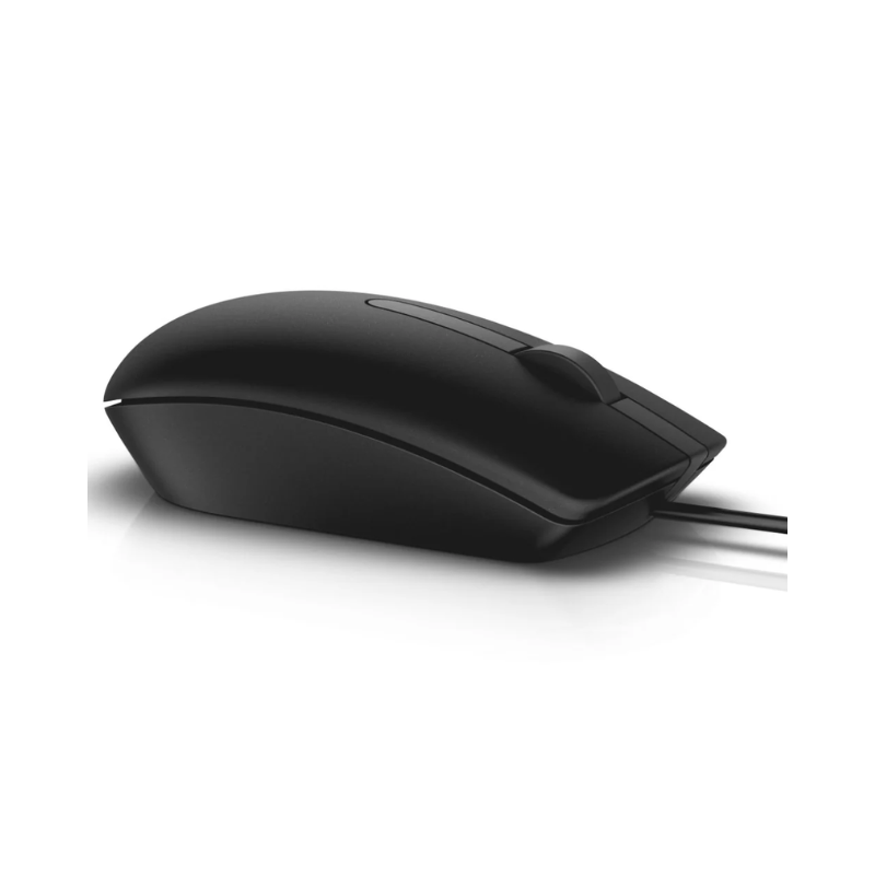 Dell MS116 Optical 1000DPI Ambidextrous USB Mouse 570-AAIS - Black - Mouse